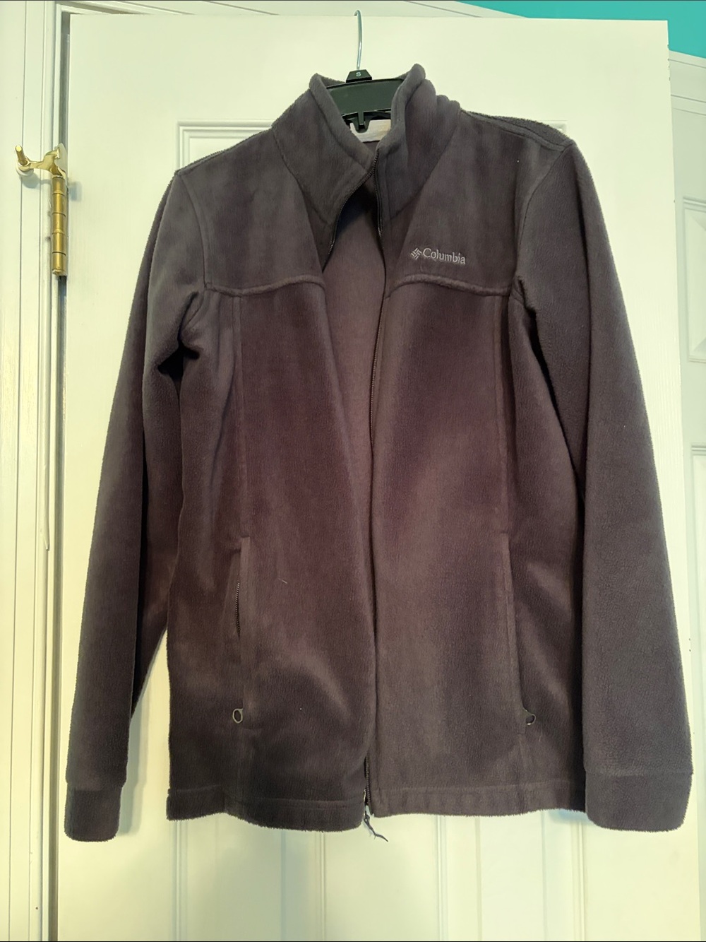 Columbia Big Boy’s Dark Gray Full-Zip Fleece Jacket
